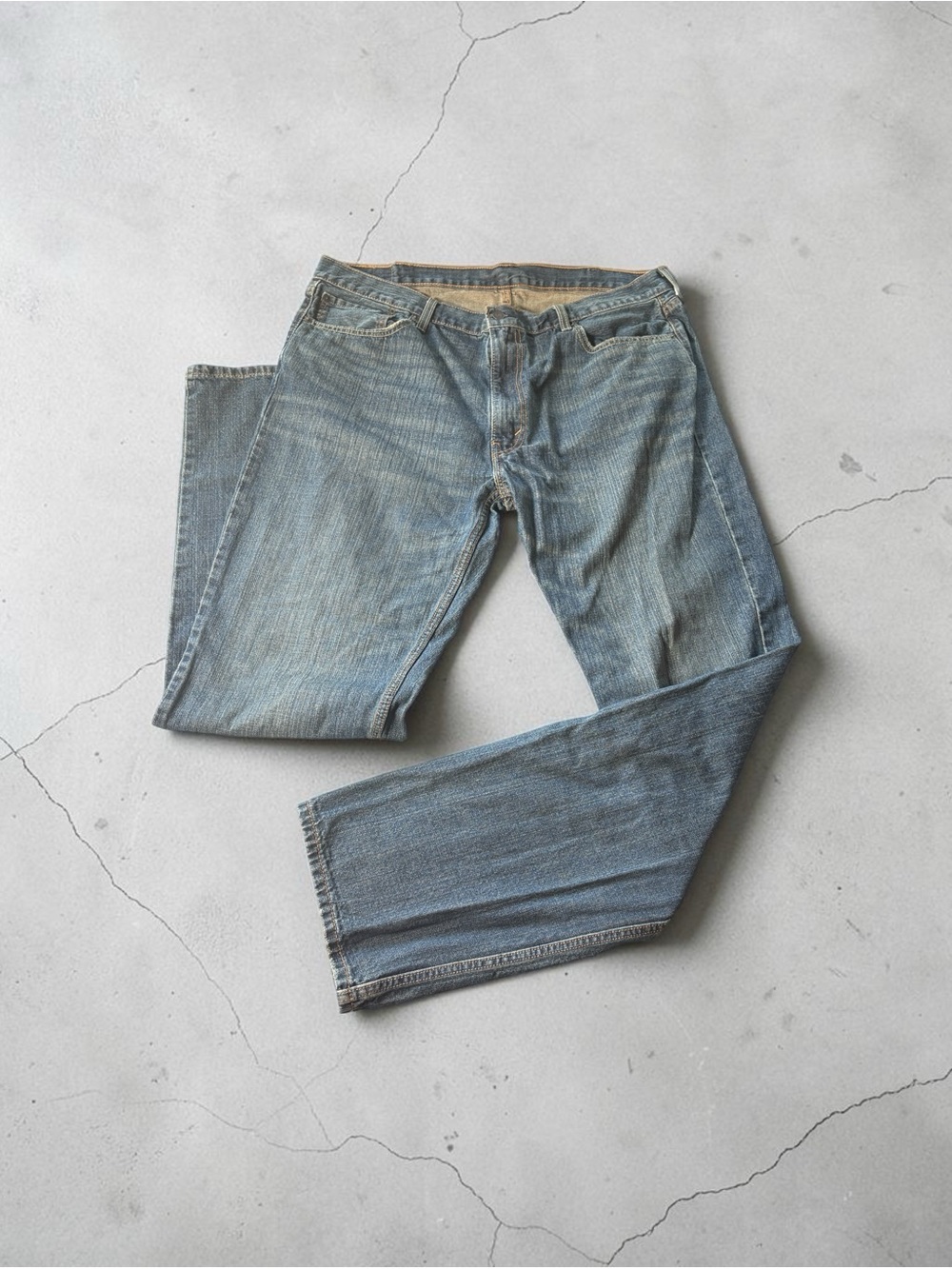 Levis 559 Relaxed Straight Jeans Blue Baggy Skater Grunge Retro Distressed 42.